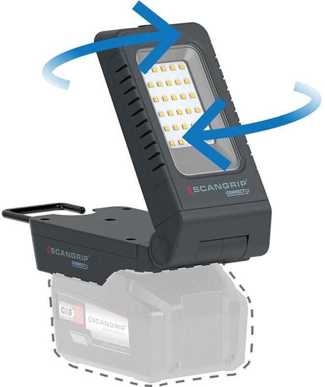 Akku-Arbeitsleuchte BASIC CONNECT 1000Lumen ohne Akku SCANGRIP