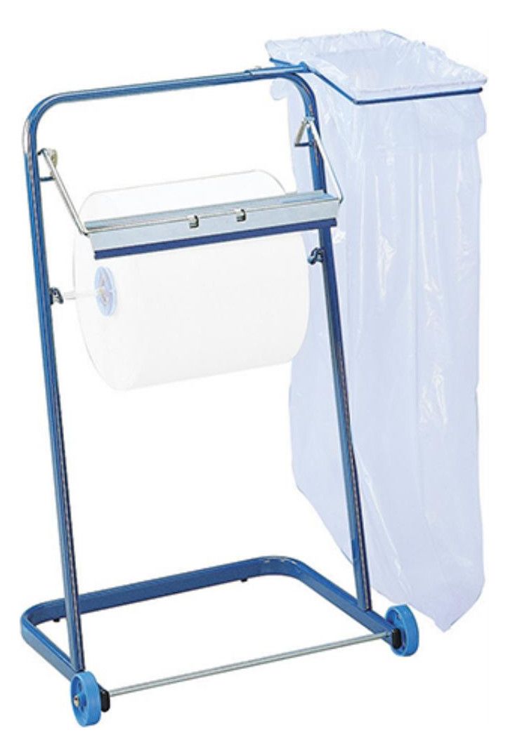 Bodenständer mobil (2 Rollen), blau