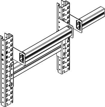 Durchschubsicherung leicht L 1825 mm verzinkt Meta MULTIPAL