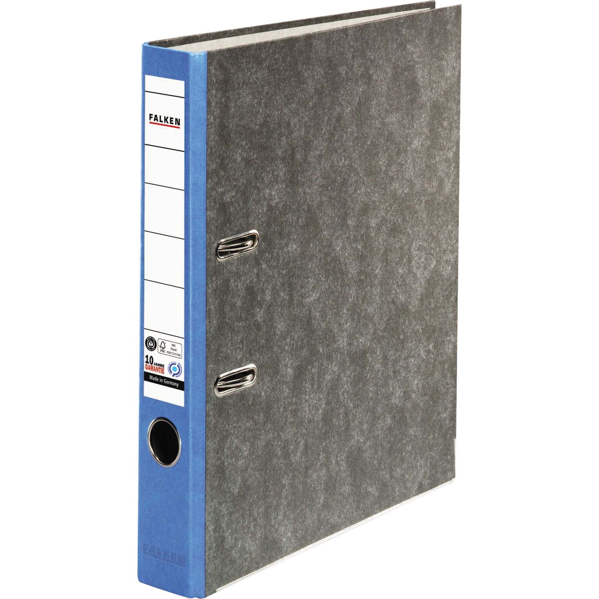 Ordner S50 DIN A4 50mm RC Pappe blau