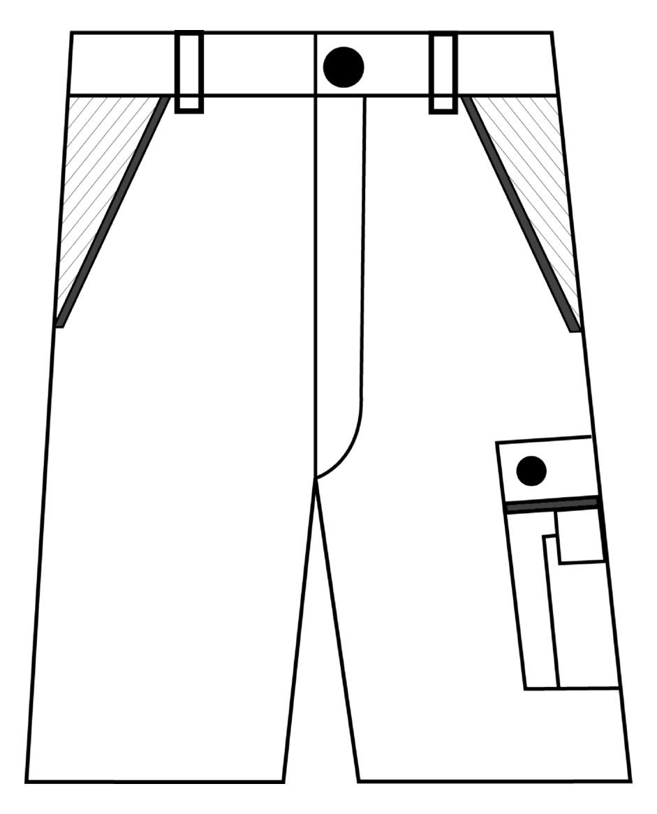 PLANAM Shorts, "Canvas320"