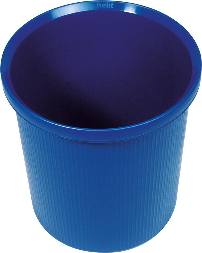 Papierkorb 18 l 320 mm blau helit