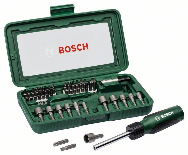 Bosch Schraubendreher-Set, 46-teilig, mit Bit