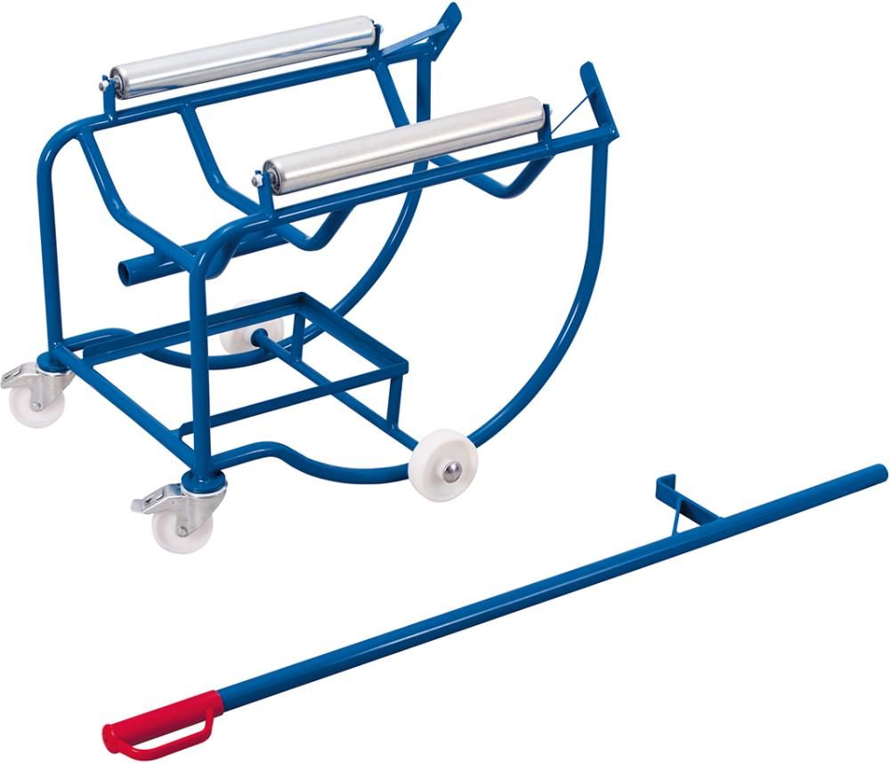 Fasskipper 250 kg mit 2 Stahlrollen VarioFit