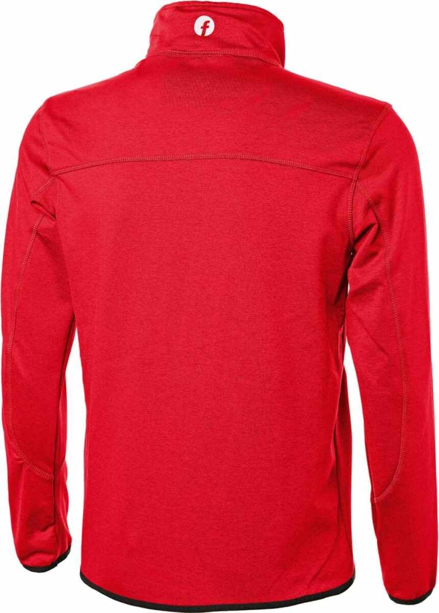 Tech-Fleecejacke rot/schwarz meliert Gr. 2XL Fortis Elements