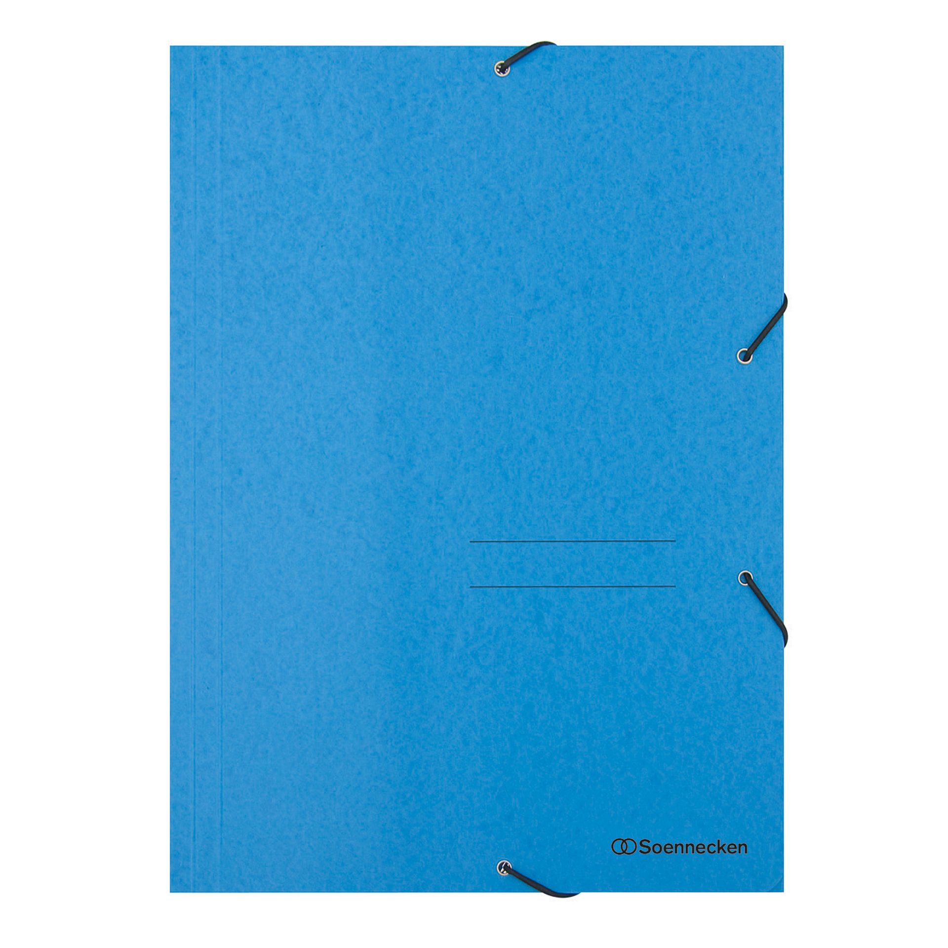 Eckspanner DIN A4 3Klappen und Gummizug blau