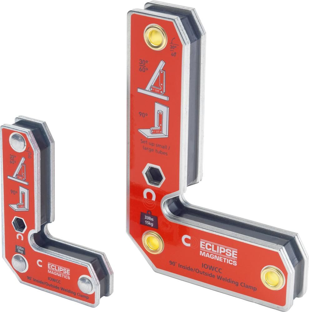Klemm-Schweißhalter 75x52/125x85mm 2er Set Eclipse