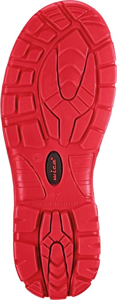 Halbschuh BELLUNO Schwarz/rot, S3 SR ESD Gr. 41 Wica