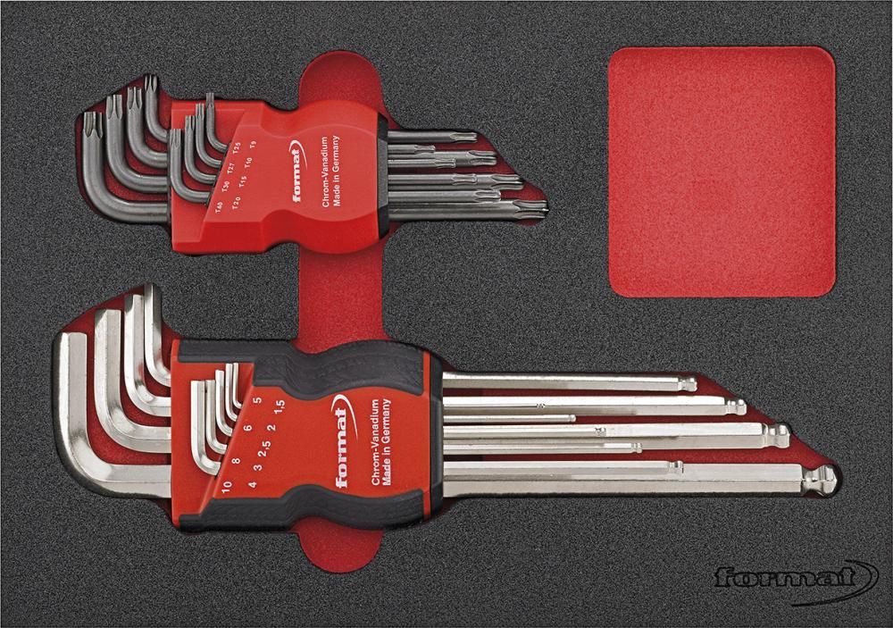 Werkzeugmodul 2/9 Winkelschraubendreher- Sätze Innensechskant TorxFORMAT