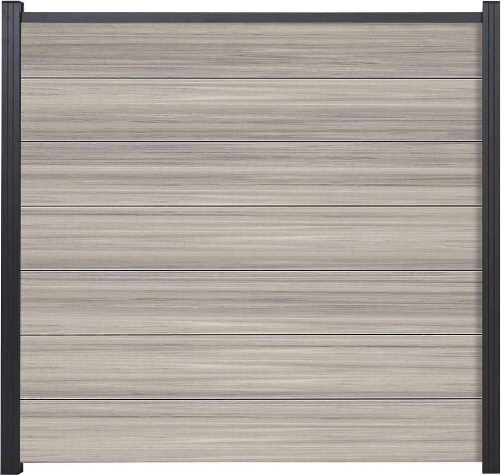TJÖRN-Serie Zaunset 7 Lamellen 1795 x 245 mm coextrudiert AMETHYSTGRAU