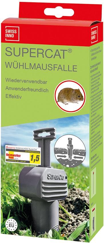 Wühlmausfalle SuperCat Swissinno Solution