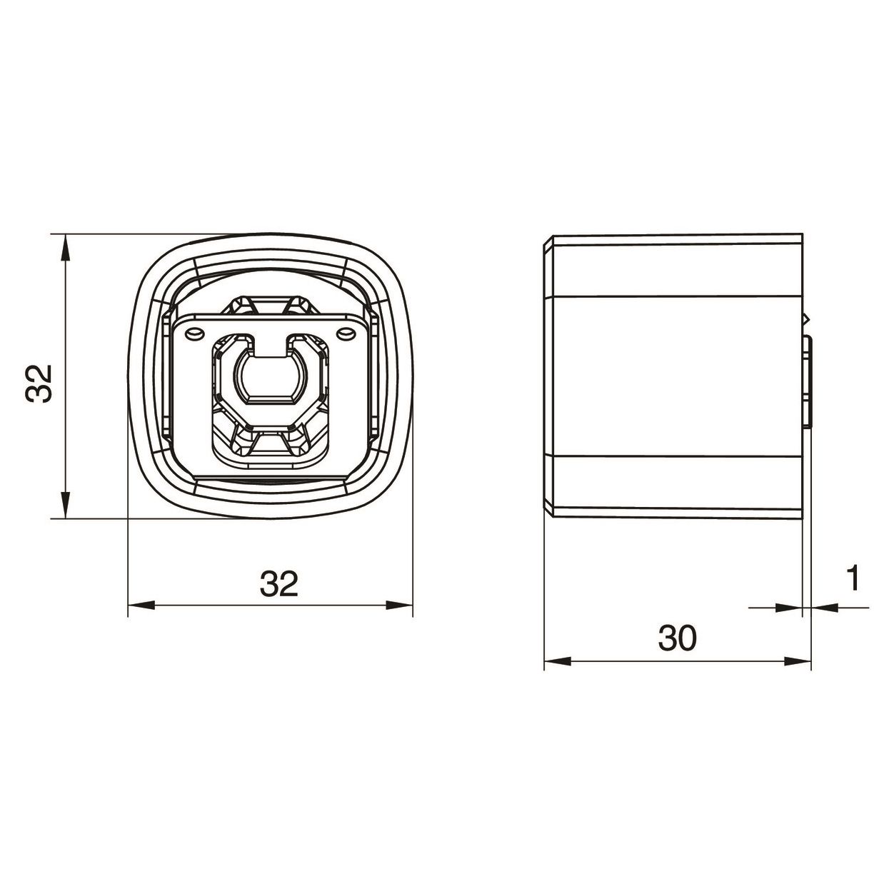 DORMAKABA Innenknauf Standard