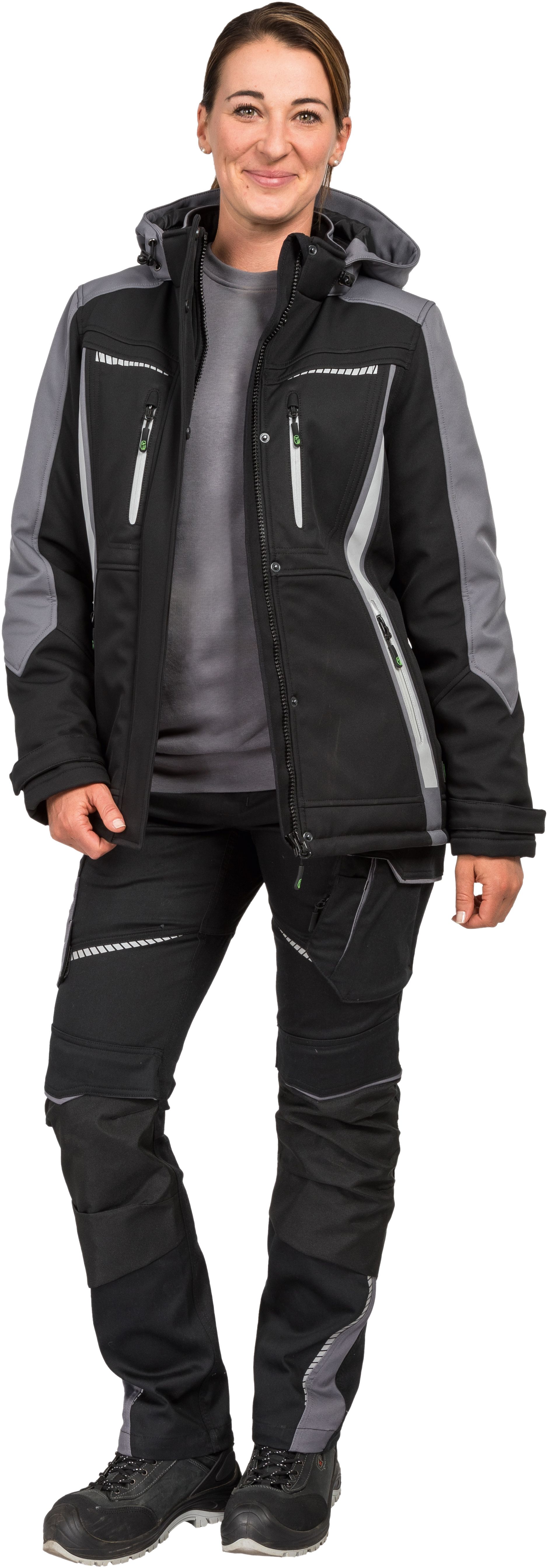 Leibwächter Arbeitsjacke, Schwarz, Gr. 52