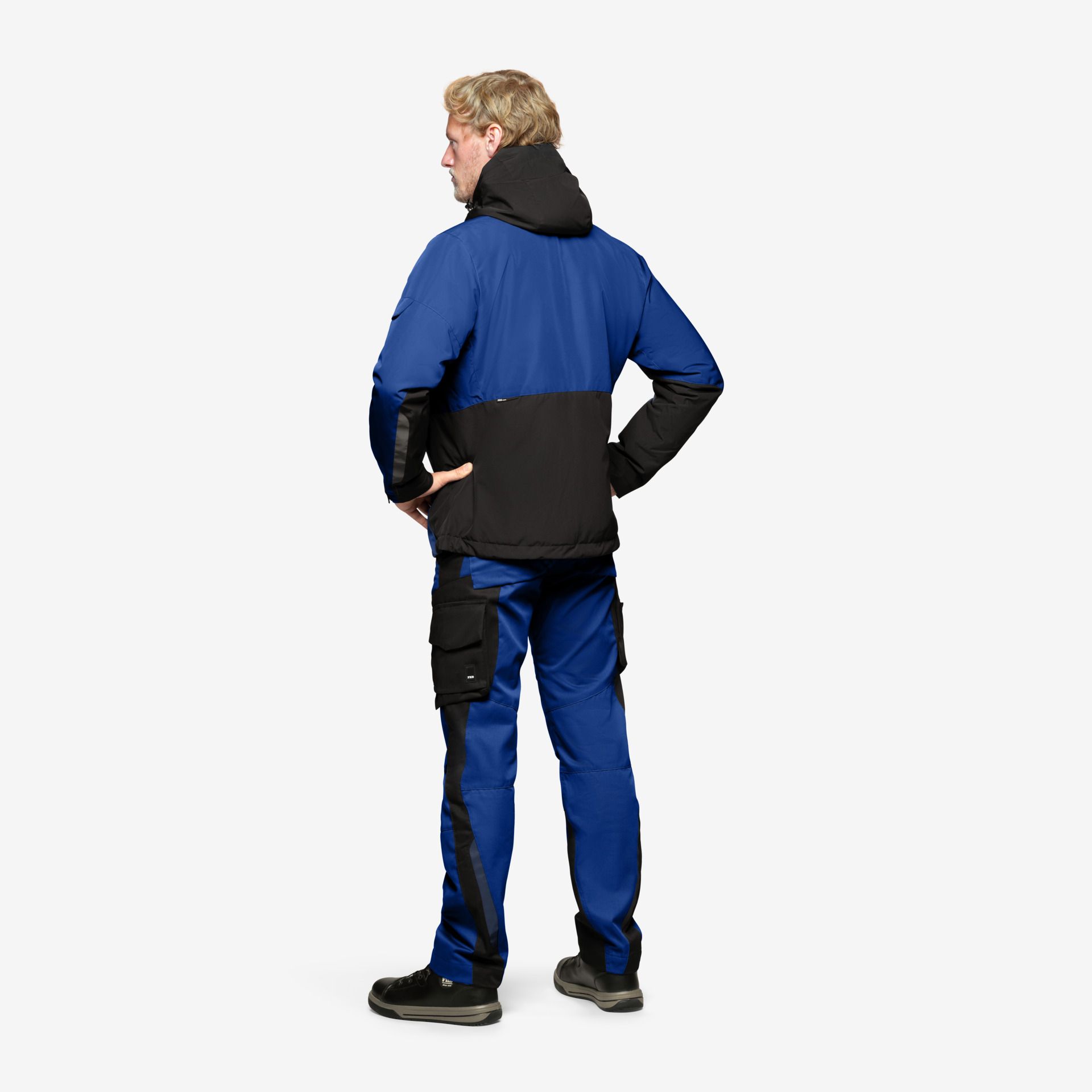 FHB Arbeitshose FABIAN royalblau-schwarz - Gr. 54