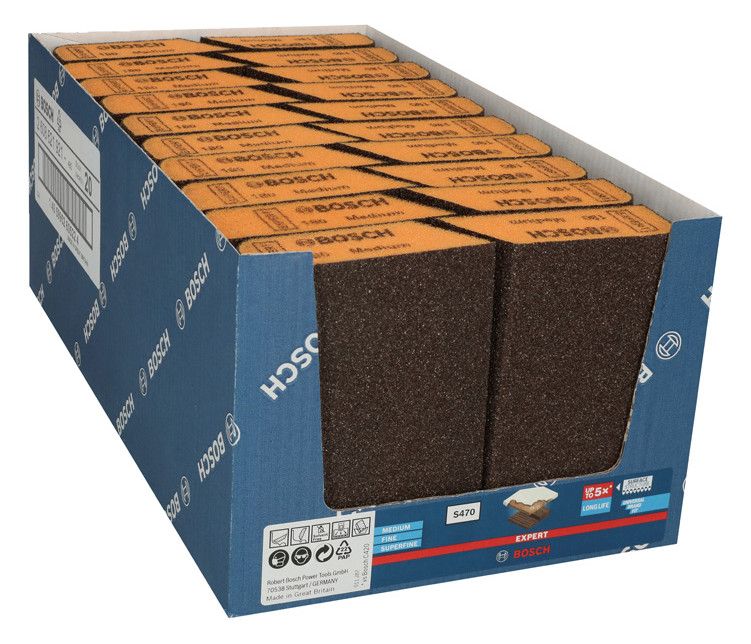 BOSCH Schaumstoff-Schleifblock S470