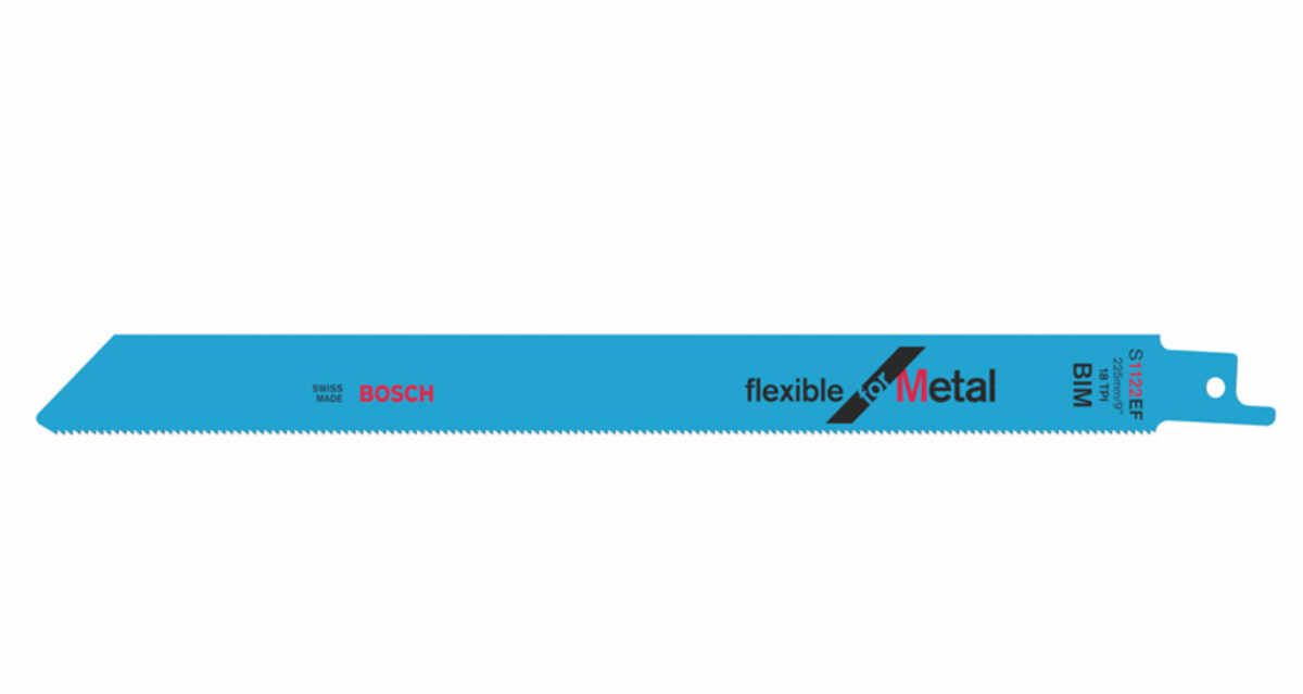 Säbelsägeblatt S 1122 EF, Flexible for Metal, 5er-Pack
