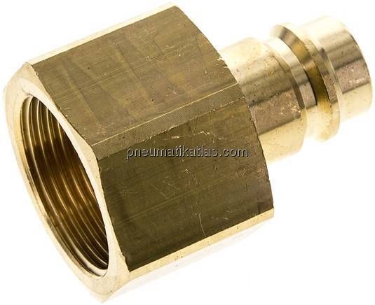 Kupplungsstecker (NW19) G 1-1/4"(IG), Messing