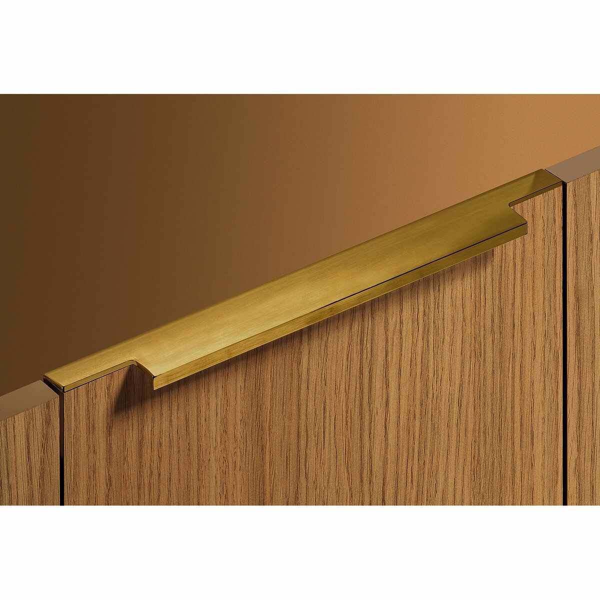 Griffleiste Lamezia, L 1195 mm, B 39 mm, Gold Opti