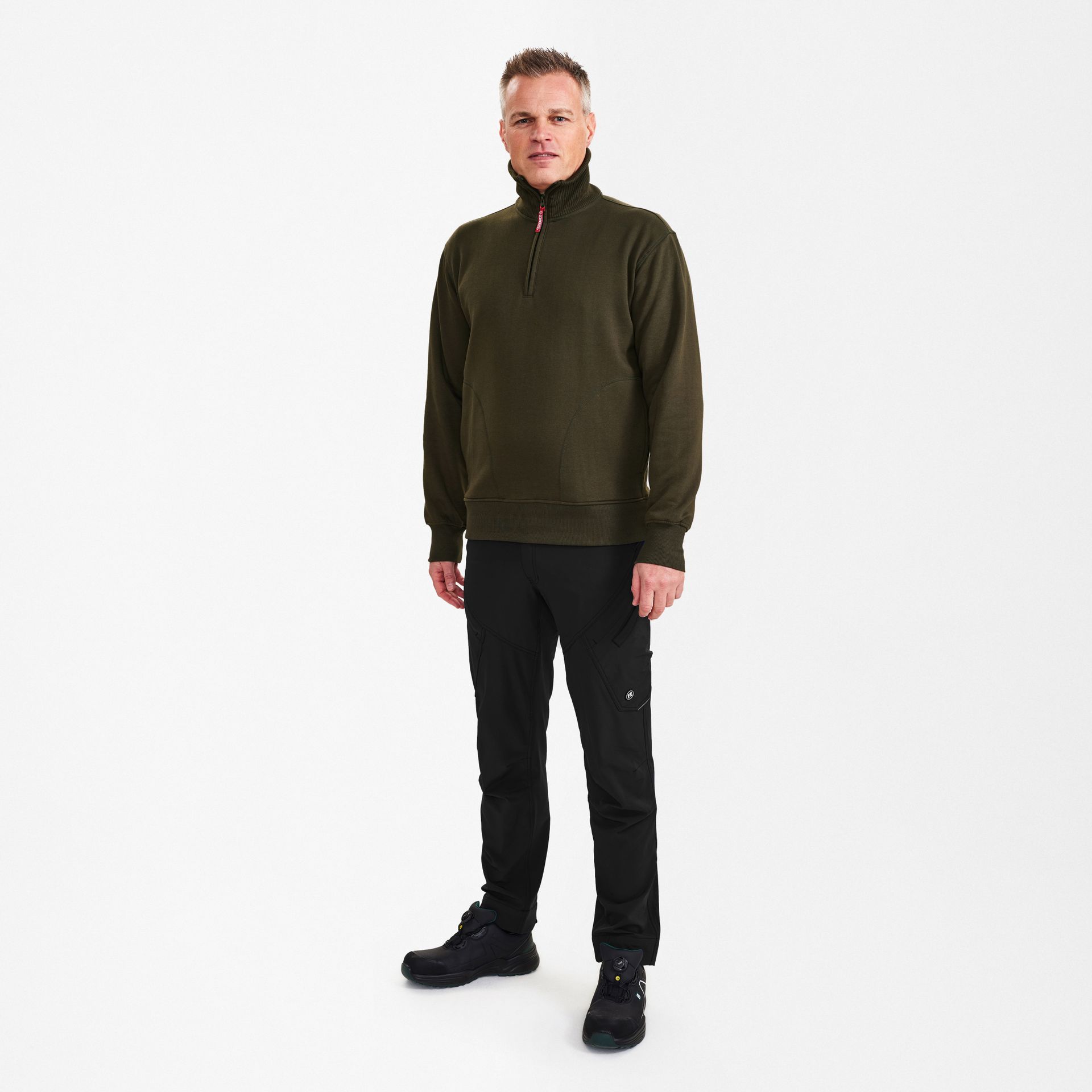 Extend Sweatshirt mit hohem Kragen