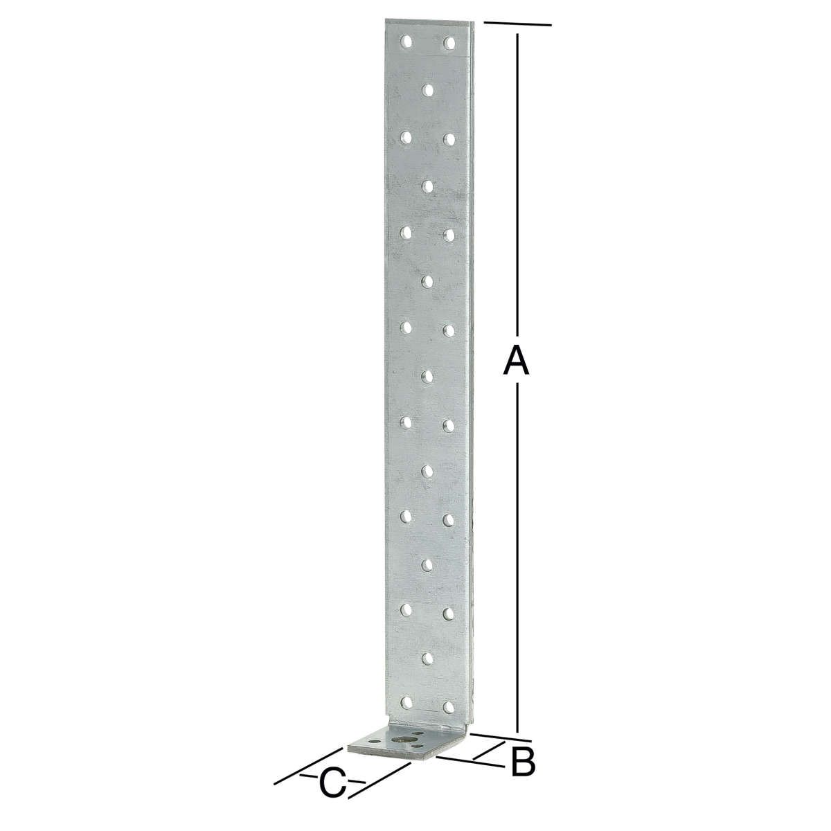 Flachstahlanker 200X40X40X4