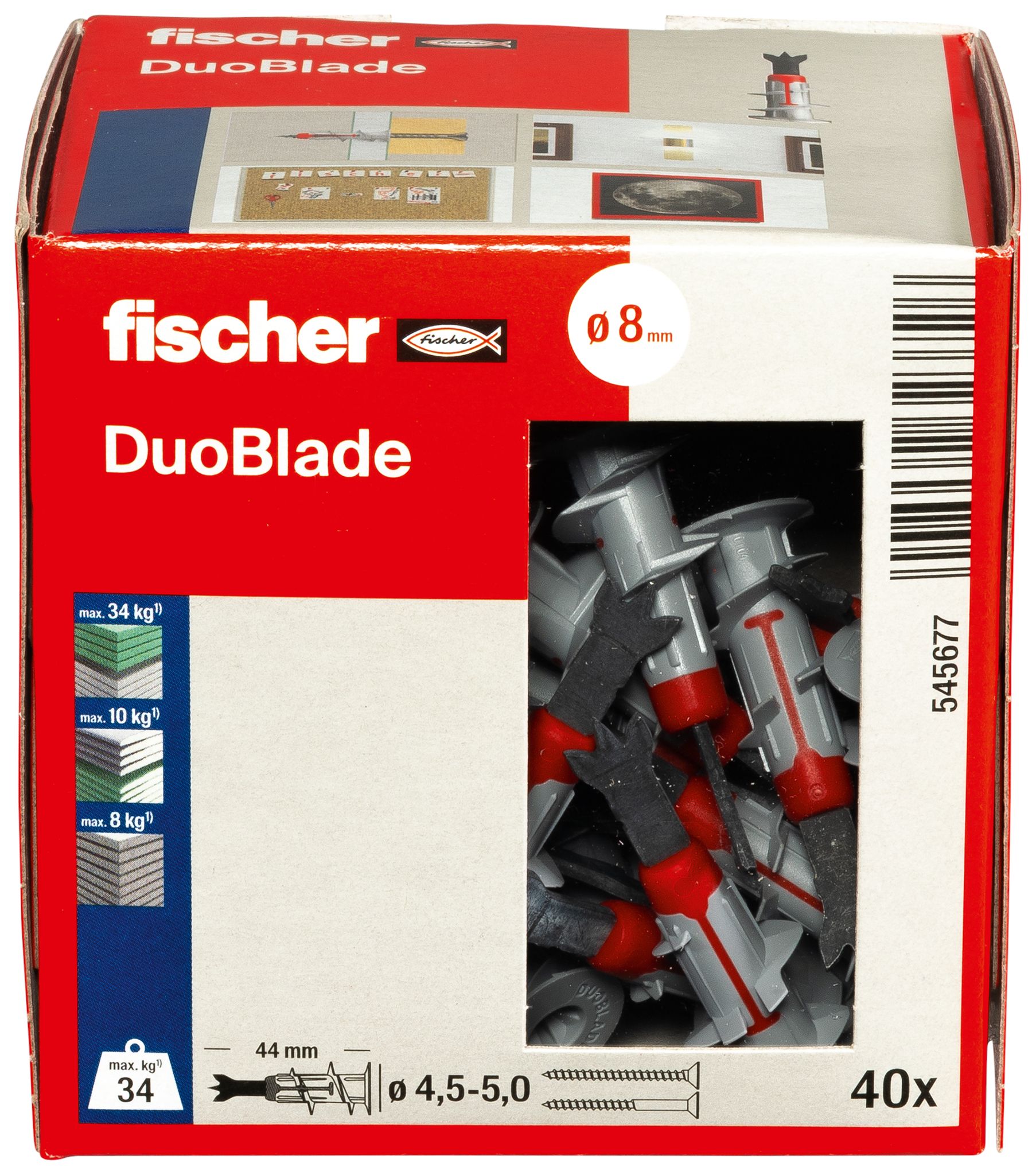 FISCHER Gipskartondübel DUOBLADE