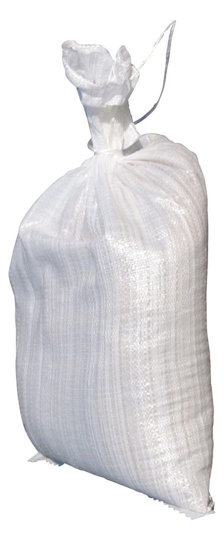 Sandsack unbefüllt, weiß
