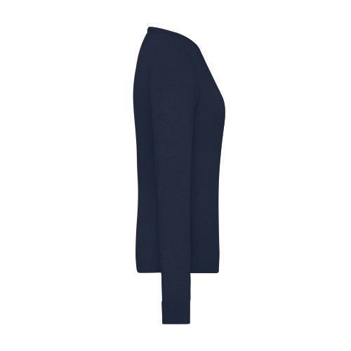James & Nicholson JN1313 Damen-Sweatshirt, Blau, Gr. L