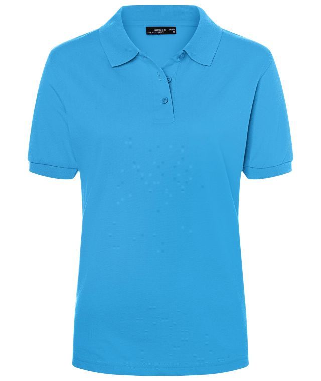 Classic Polo Ladies Hochwertiges Polohemd mit Armbündchen blau, Gr. S