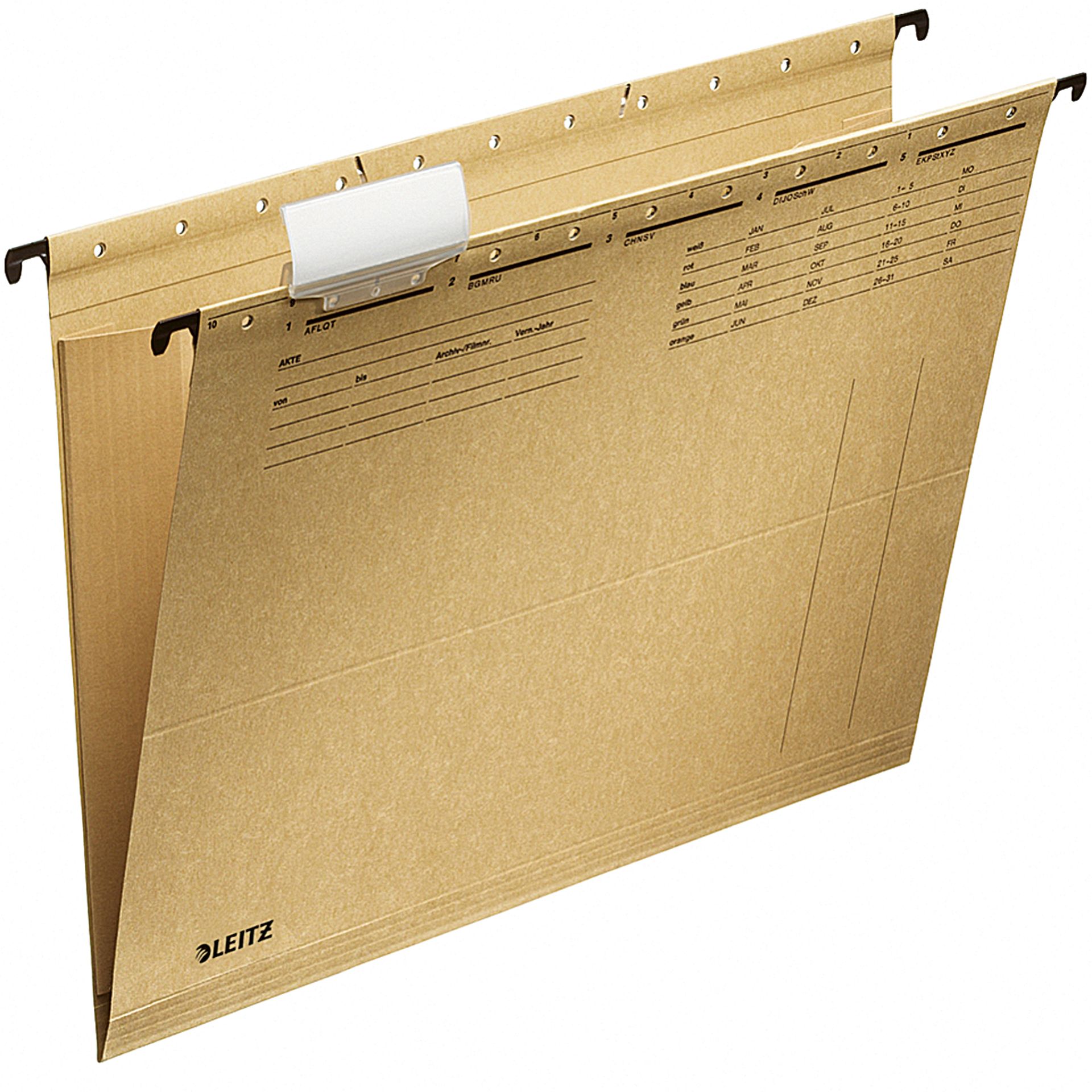 Hängetasche ALPHA A4 250g Natronkarton br 25 St./Pa