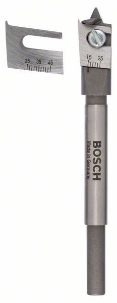 Bosch Flachfräsbohrer, verstellbar, Sechskant