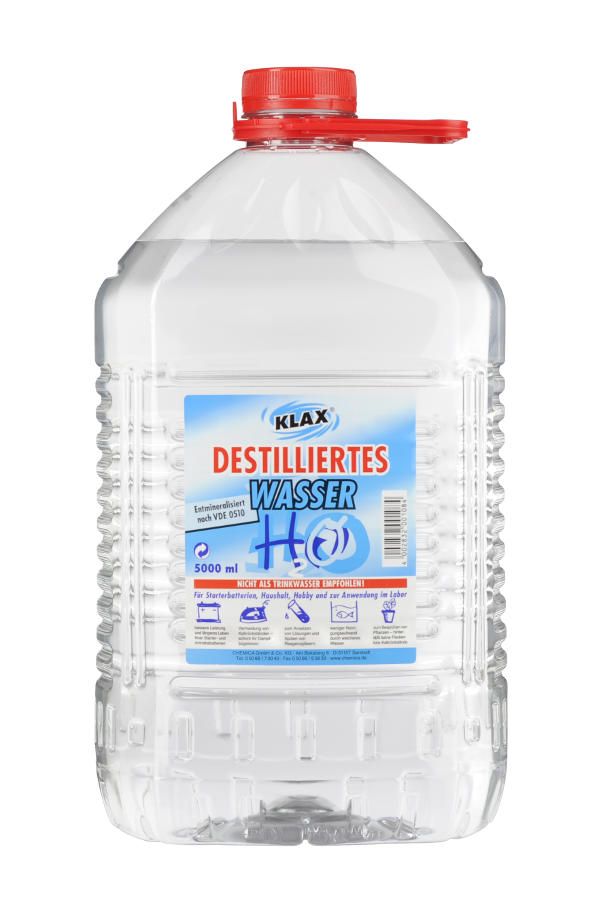 Destilliertes Wasser 5 Liter Kanister