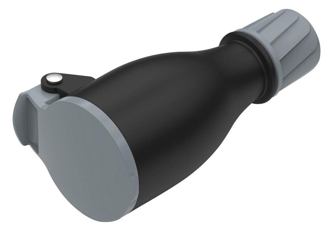 FORTIS Schuko-Gummikupplung, IP54