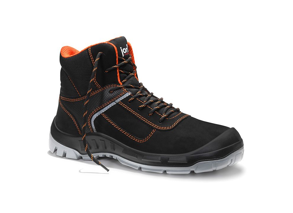 Sicherheitsschnürstiefel jo_COLOUR orange Mid S3, Gr. 36