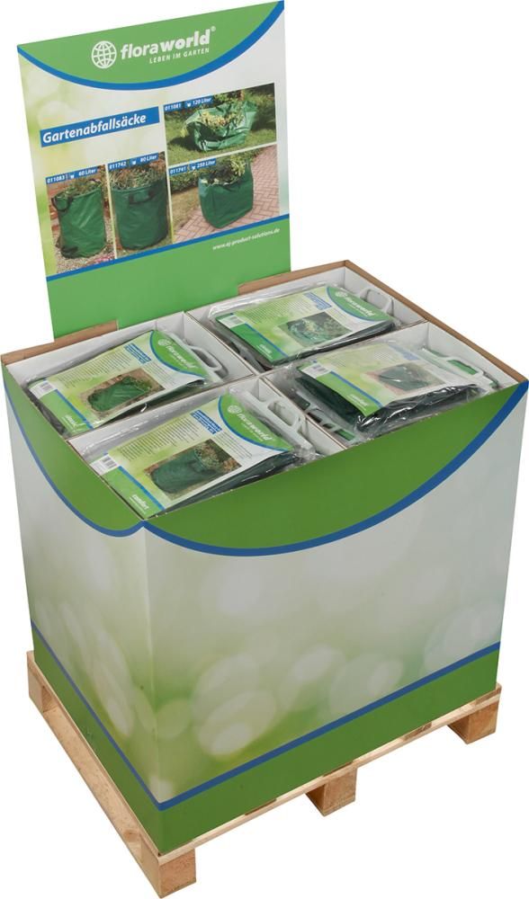 Gartenafallsäcke u.-tasc hen FWDispay