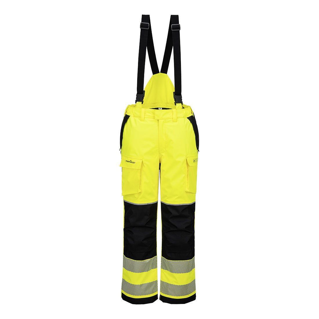 Portwest PW3 Warnschutz-Regenhose, Gelb, Gr. XL