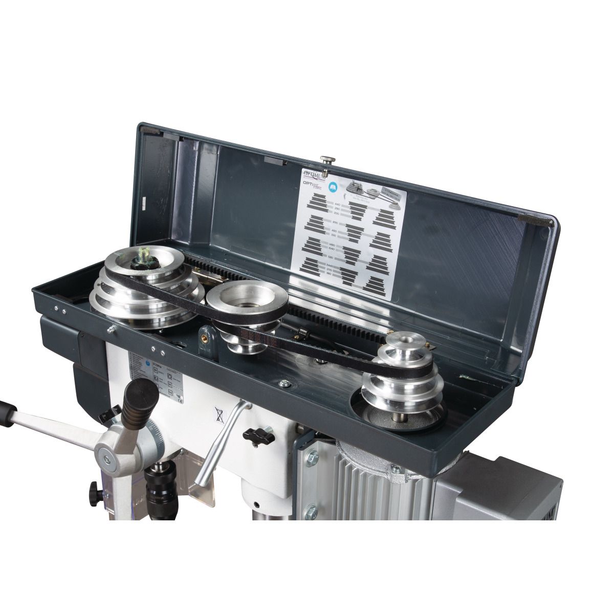 Tischbohrmaschine Optimum OPTIdrill D 23Pro (400 V) Aktions Set
