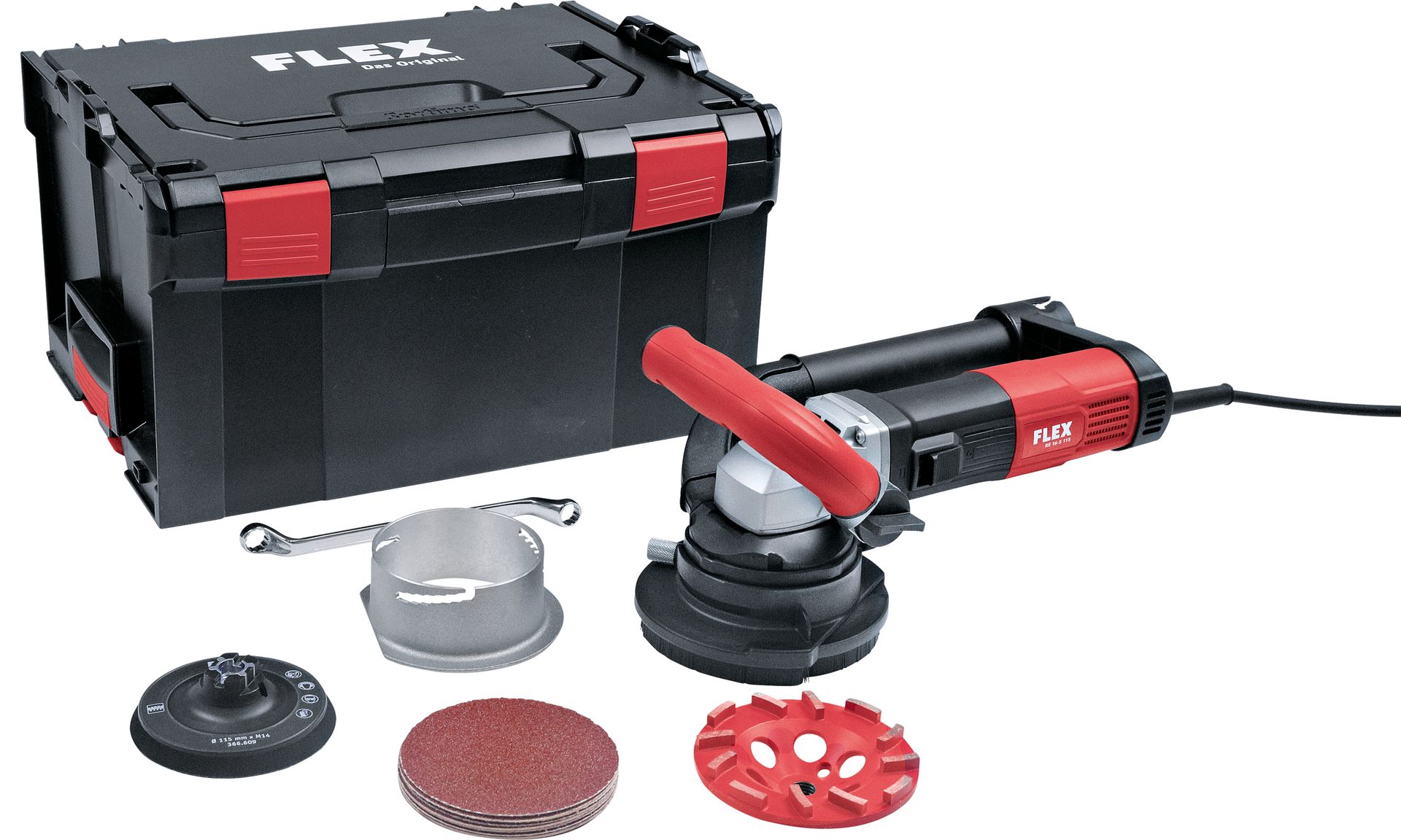 Flex Sanierungsfräse RE 16-5 115, Kit E-Jet 230/CEE