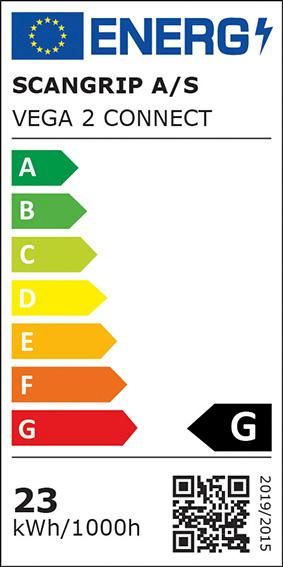 Akku-Baustrahler VEGA 2 CONNECT 1000-2000Lumen ohne Akku SCANGRIP