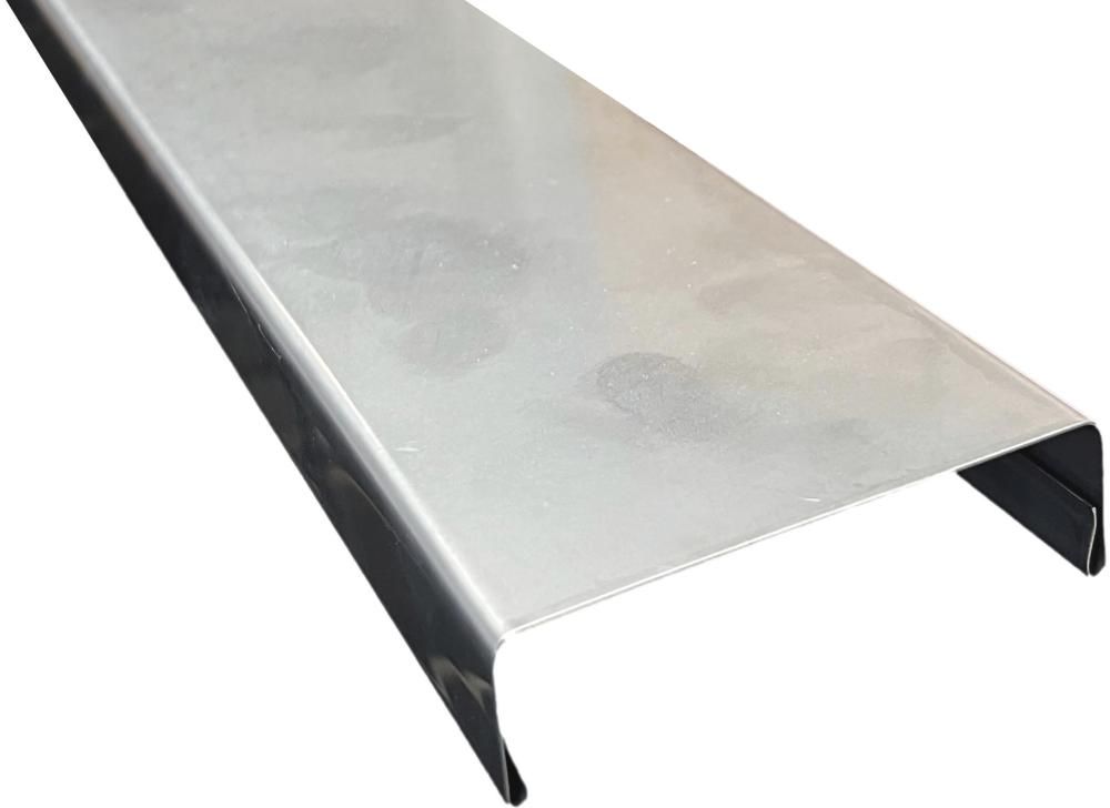 Abdeckleiste 179cm, 20x 5mm EDELSTAHL für 75 mm Zaunstärken für JÜTLAND/LOLLAND