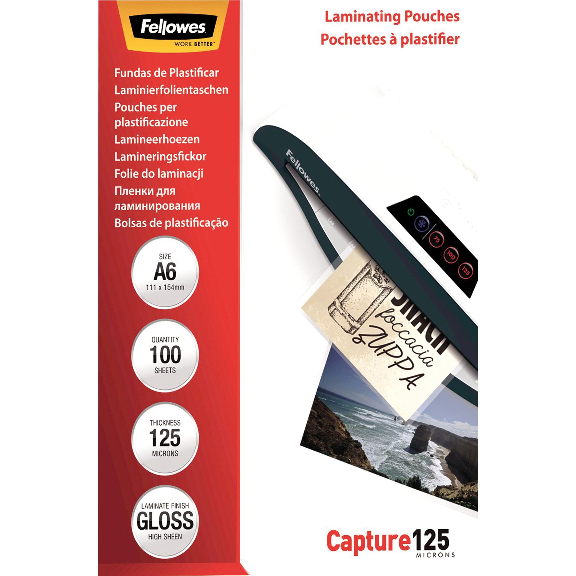 Laminierfolie Capture 125 111x154mm 100 St./Pack.