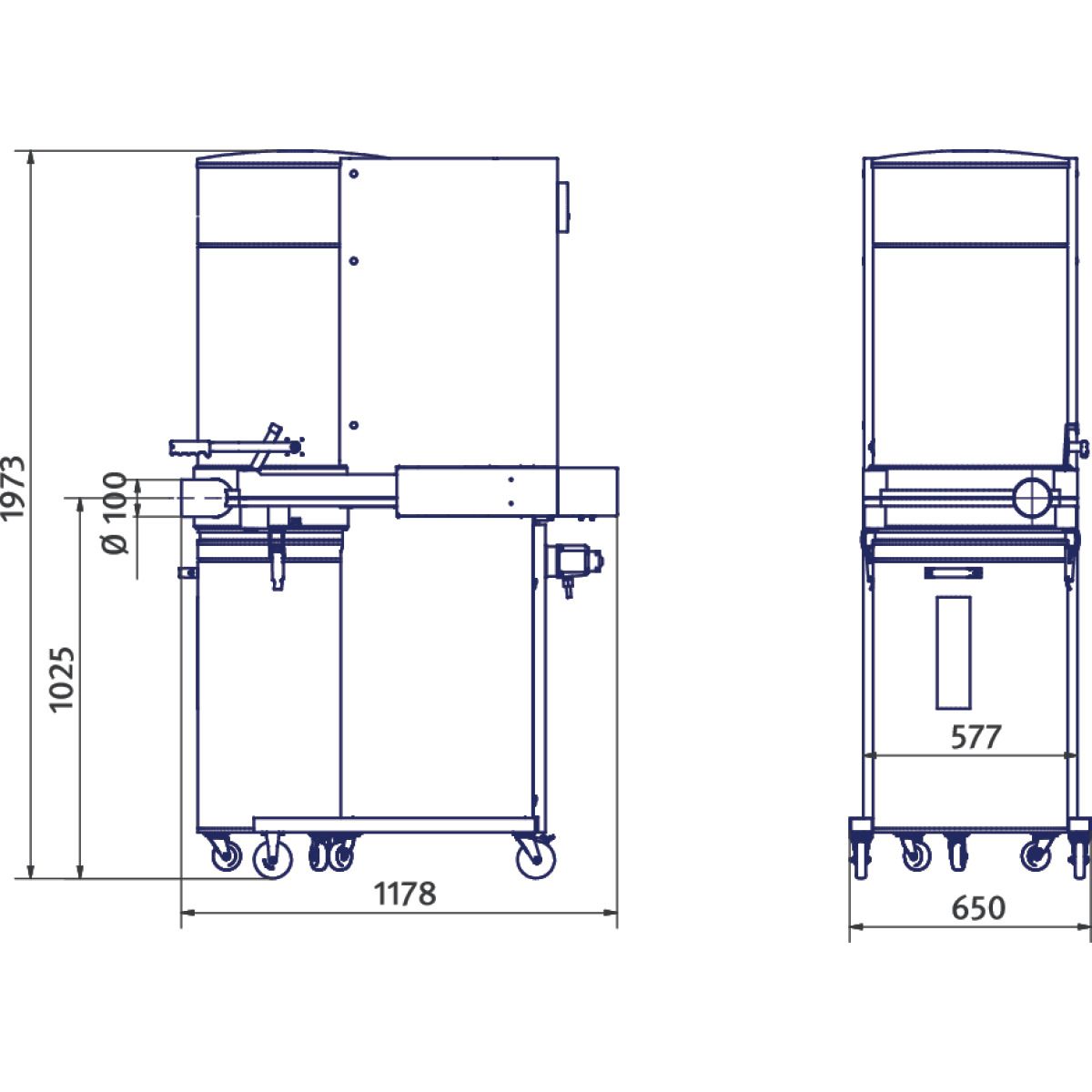 Reinluftentstauber Holzkraft RLA 1103