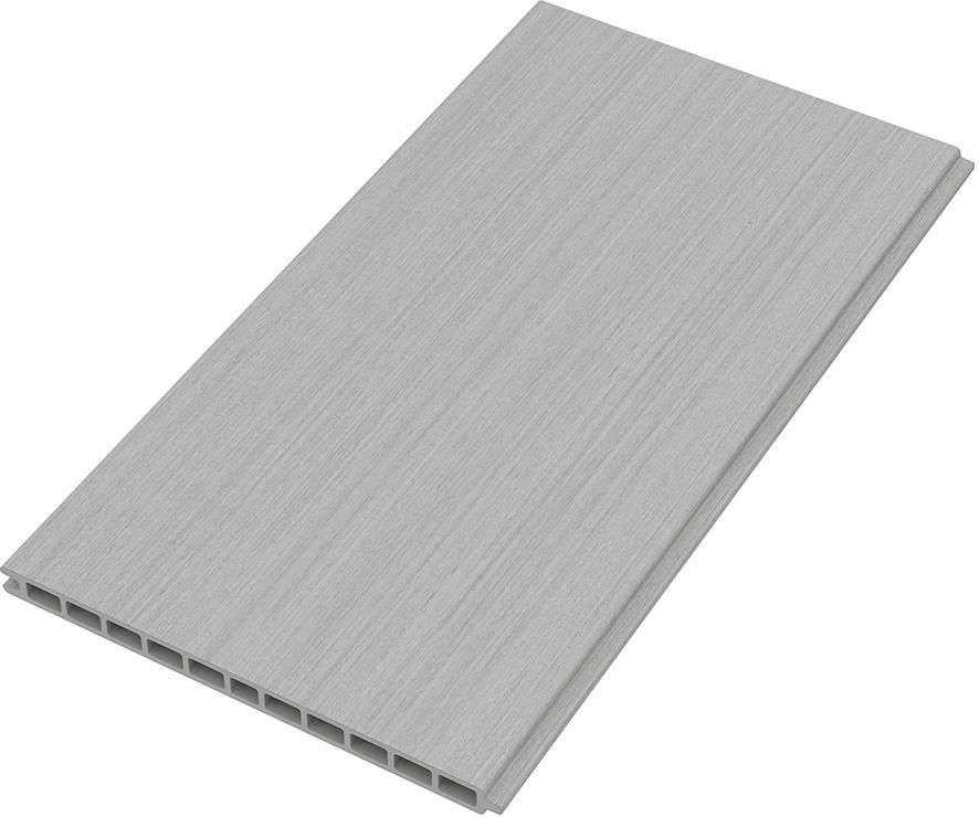 MAX-XL WPC-Steckzaun, 300 x 20 x 1790 mm coextrudiert smoke white