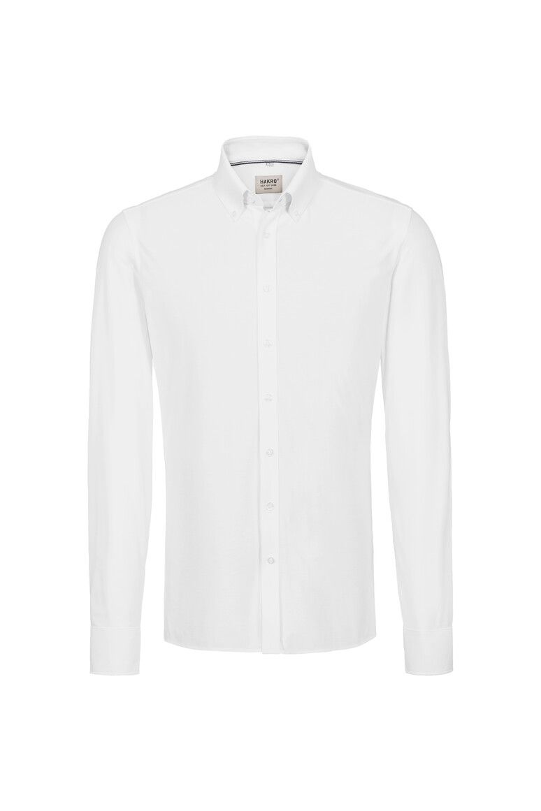 HAKRO Hemd Natural Stretch Regular weiß, XS