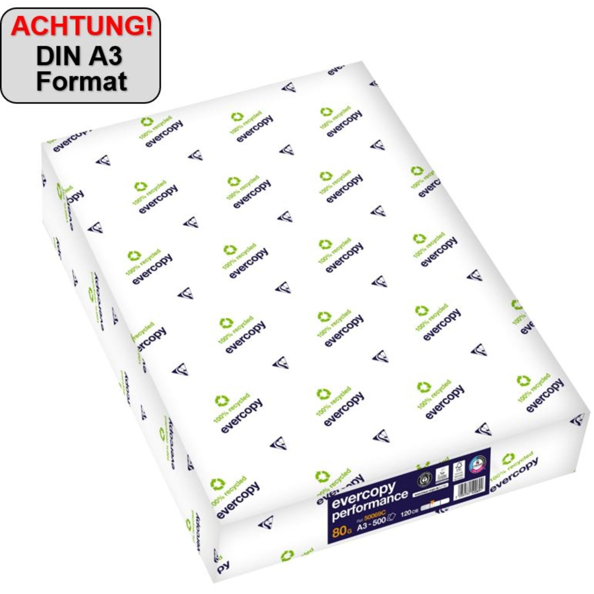 Kopierpapier Performance A3 80g 500Blatt