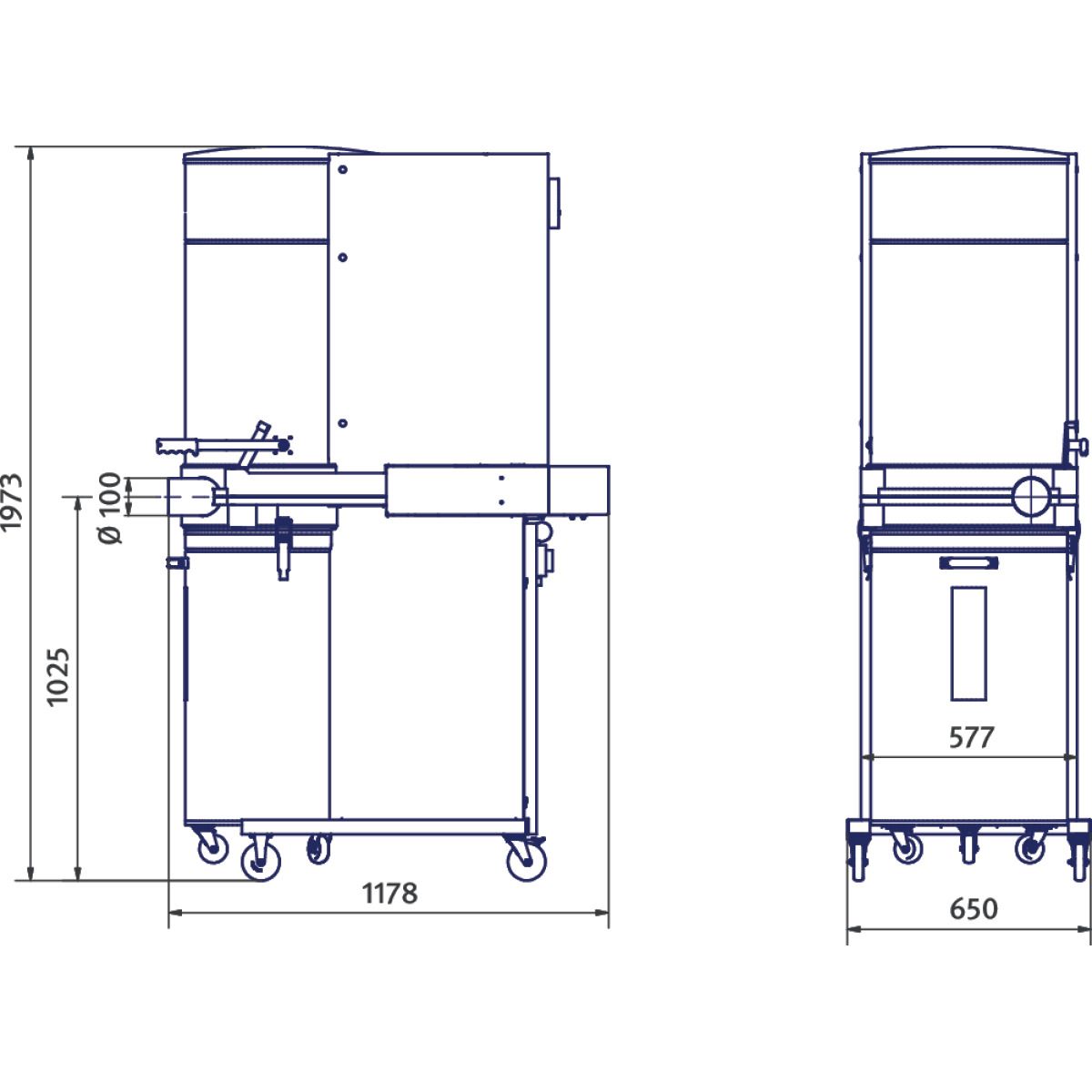 Reinluftentstauber Holzkraft RLA 1101