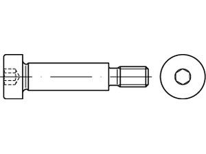 ISO 7379 12.9 10 h8 - M 8 x 60 Paß-Schulterschrauben S
