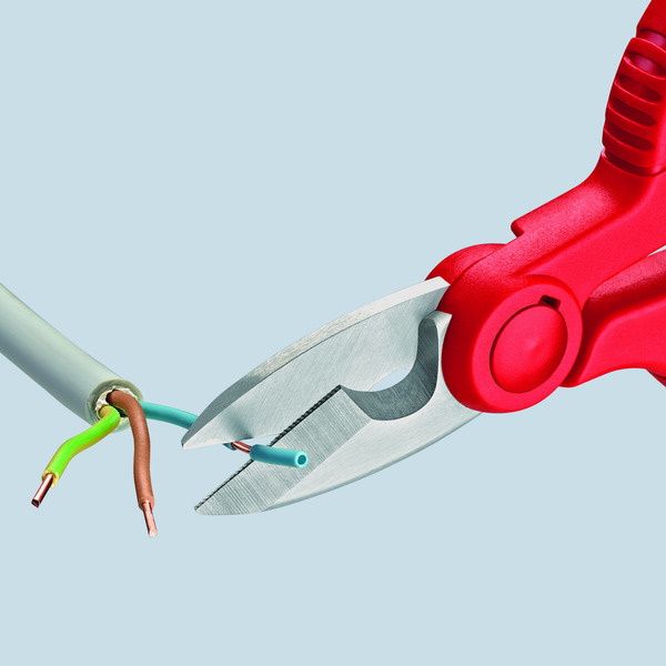KNIPEX Elektrikerschere, Inox