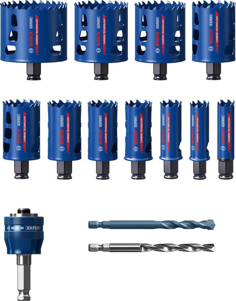 Lochsägen-Set EXPERT Universal 20-76 mm Bosch 14-teilig ToughMaterial