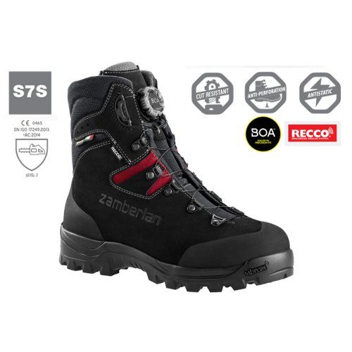 Zamberlan Schnittschutzstiefel DELIMBER GTX BOA S7S BLACK - Gr. 40