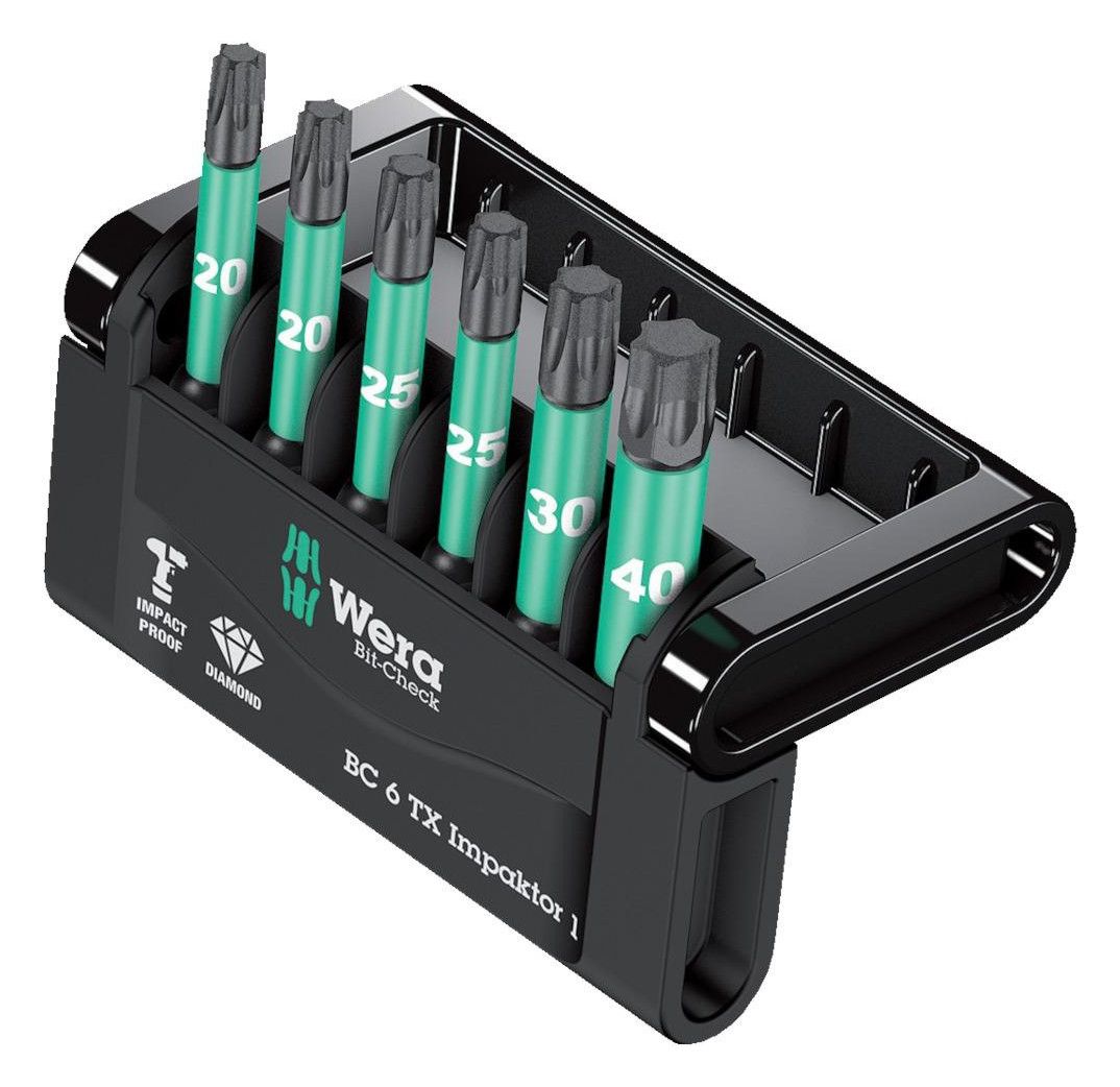 WERA Bitsatz Impaktor, "MiniCheck"